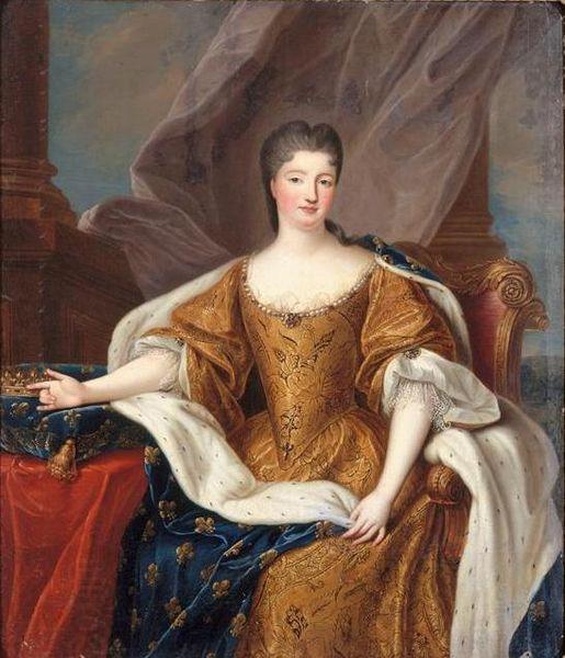 Circle of Pierre Gobert Portrait Marie Anne de Bourbon as Princess of Conti China oil painting art